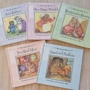 Beatrix Potter Classic Tales Hardcover Vintage School Library Editions Set